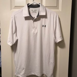 Under Armour white polo